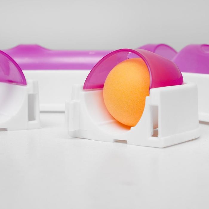 Игрушка для кошек 2 в 1  Игрушка для кошек 2 в 1 "Круг и волна" с шариком (картонная коробка), микс цветов