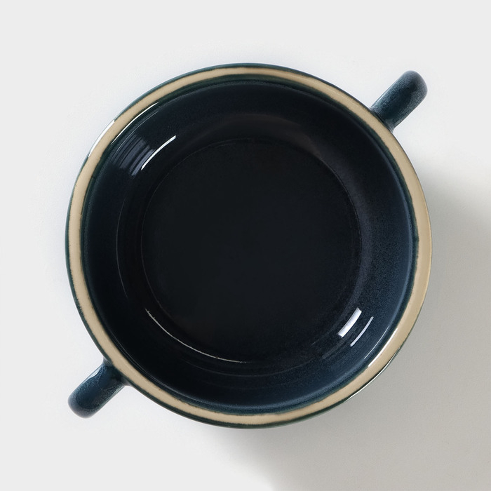 Бульонница фарфоровая Blu reattivo, 300 мл, d=11,5 см, цвет синий