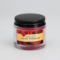 Свеча ароматическая "Velvet rose&oud", 5*5см, 140 гр