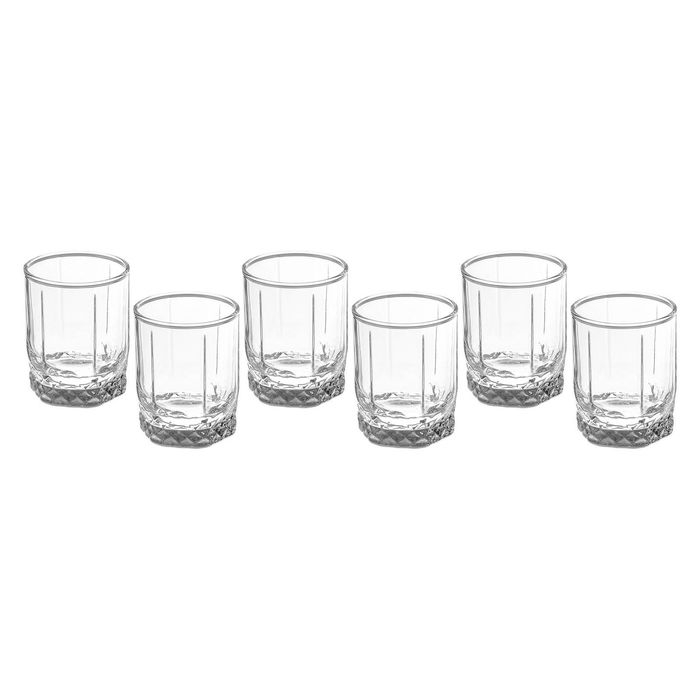 Набор стеклянных стопок для ликера Valse, 60 мл, 6 шт Набор стеклянных стопок для ликера Valse, 60 мл, 6 шт