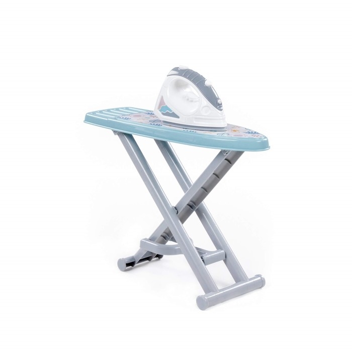 Игровой набор «Утюжок №3» с гладильной доской, серо-голубой Игровой набор «Утюжок №3» с гладильной доской, серо-голубой