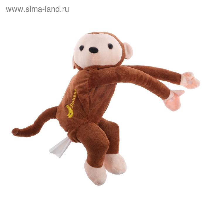 Салфетница в автомобиль на спинку сиденья, обезьянка Салфетница в автомобиль на спинку сиденья, обезьянка