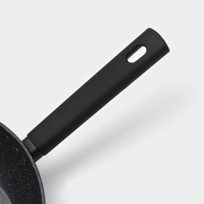 Сковорода Доляна «Первый дом», d=28 см, h=8 см, индукция, цвет чёрный