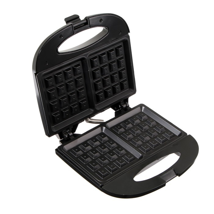 Электровафельница Luazon LT-09, 750 Вт, венские вафли, антипригарное покрытие, черная Электровафельница Luazon LT-09, 750 Вт, венские вафли, антипригарное покрытие, черная