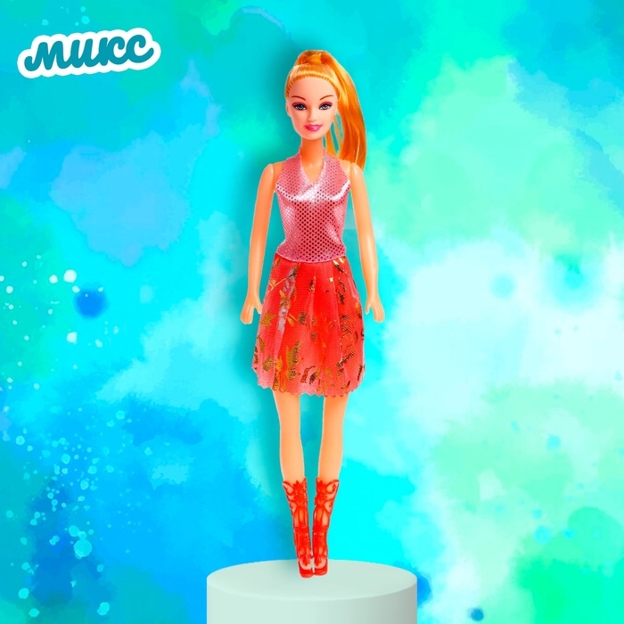 Кукла-модель «Анна» в платье, МИКС