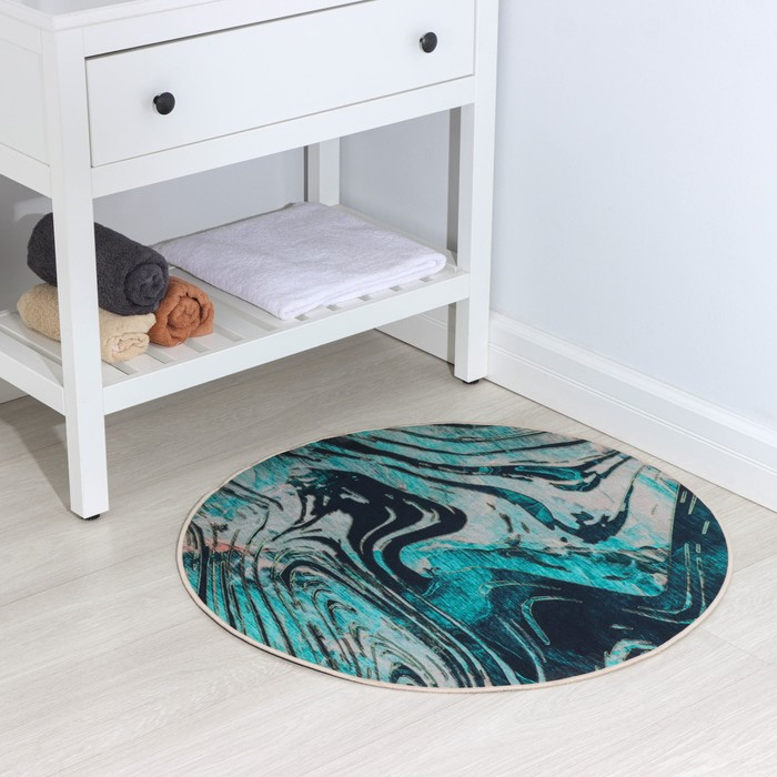 Коврик для дома Доляна «Малахит»