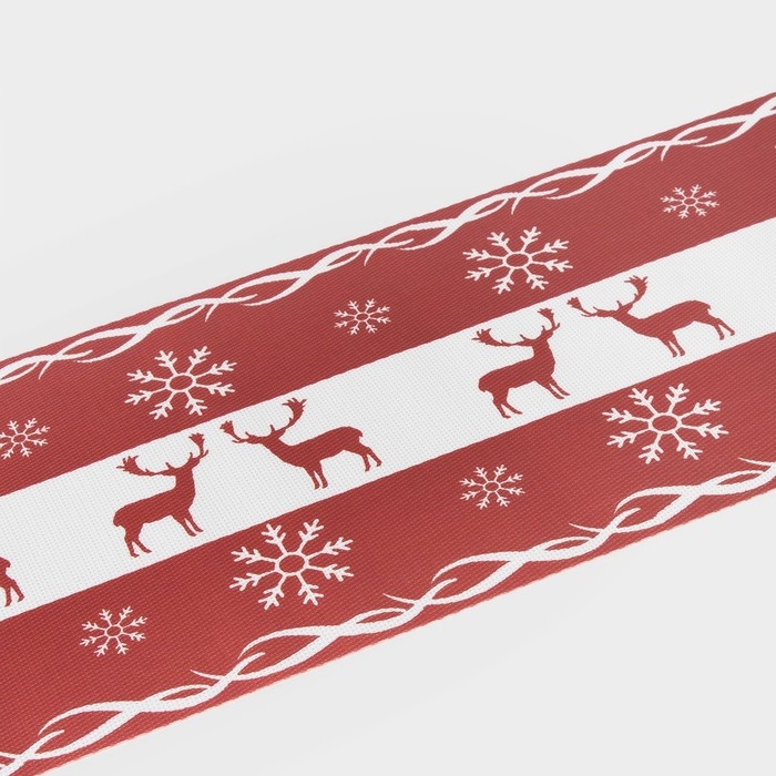 Дорожка новогодняя на стол Доляна «Новый год», сервировочная, 180×30 см Дорожка новогодняя на стол Доляна «Новый год», сервировочная, 180×30 см