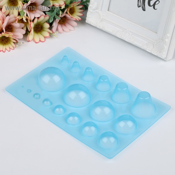 Линейка для квиллинга Линейка для квиллинга "Разные формы" 13х20 см