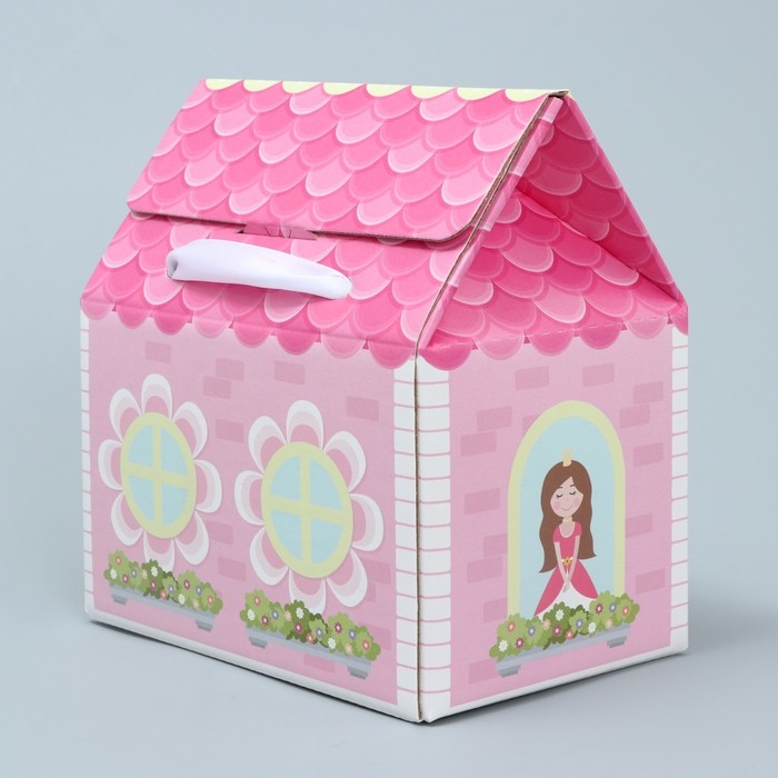 Коробка подарочная складная, упаковка, «Домик принцессы », 15 х 18 х 10 см