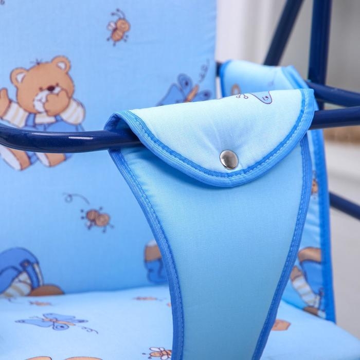 Качели детские напольные «Ветерок», цвет синий,рисунок МИКС