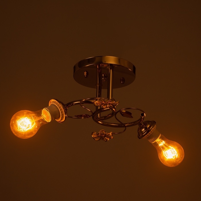 Люстра Люстра "Айон" бп 2х40Вт Е27 Золото МОДЕЛЬ: 2612380