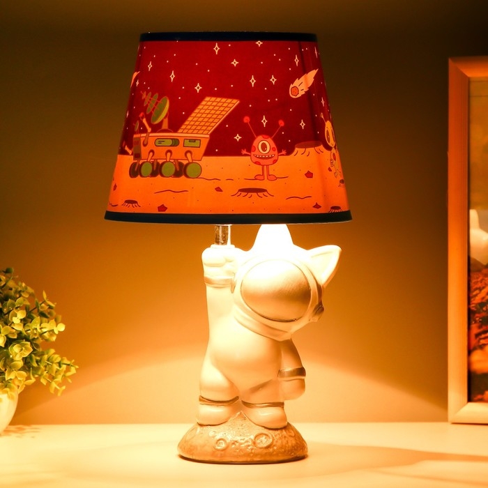 Настольная лампа  Настольная лампа "Космос " Е14 15Вт МИКС 20х20х35 см RISALUX