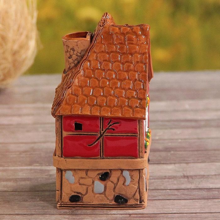 Аромалампа Домик «Санчо», 13 см, ручная работа, микс Аромалампа Домик «Санчо», 13 см, ручная работа, микс