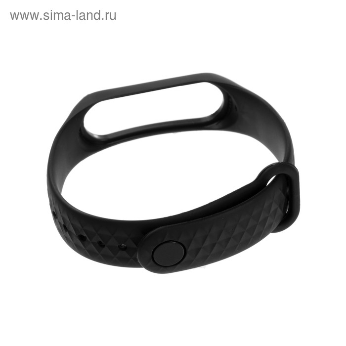 Ремешок для фитнес-браслета Mi Band 3/4 Luazon, ребристый, черный Ремешок для фитнес-браслета Mi Band 3/4 Luazon, ребристый, черный