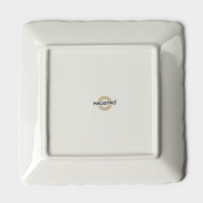 Тарелка фарфоровая пирожковая Magistro Kingdom, 15,2×1,6 см Тарелка фарфоровая пирожковая Magistro Kingdom, 15,2×1,6 см