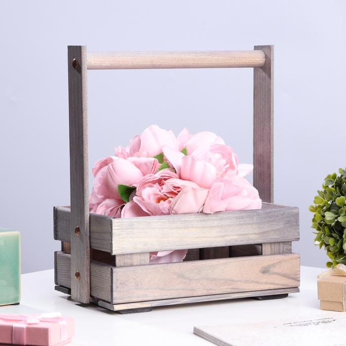 Ящик, 23х16х9/28 см, ель Ящик, 23х16х9/28 см, ель