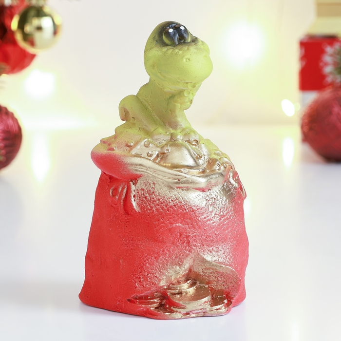 Новый год. Символ 2025. Копилка Новый год. Символ 2025. Копилка "Змея в мешке" 7х7х12см