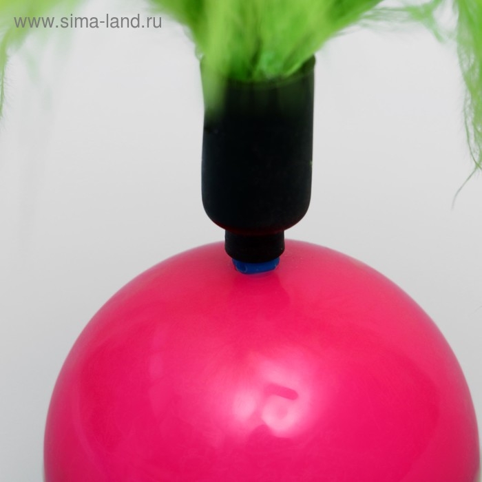 Игрушка-неваляшка для кошек с пухом, микс цветов Игрушка-неваляшка для кошек с пухом, микс цветов