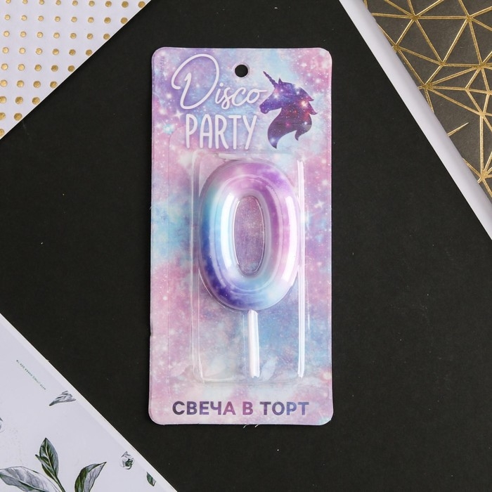 Свеча для торта, цифра «0», 5,5 х 8 см. Свеча для торта, цифра «0», 5,5 х 8 см.