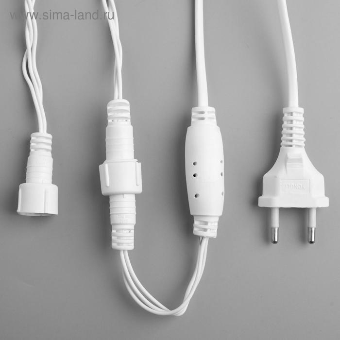 Гирлянда «Нить» 10 м, IP44, УМС, белая нить, 100 LED, свечение белое, 220 В Гирлянда «Нить» 10 м, IP44, УМС, белая нить, 100 LED, свечение белое, 220 В