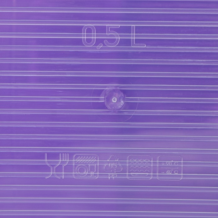 Набор пищевых контейнеров «BioFresh», 3 шт: 500 мл, 1 л, 1.6 л, цвет прозрачный, крышки МИКС