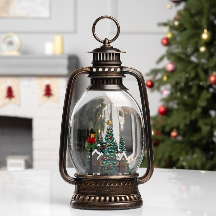 Фигура светодиодная «Ночные огни», 27.9х15.7х7.6 см, музыка, батарейки ААх3 (не в комплекте), USB, свечение тёплое белое Фигура светодиодная «Ночные огни», 27.9х15.7х7.6 см, музыка, батарейки ААх3 (не в комплекте), USB, свечение тёплое белое