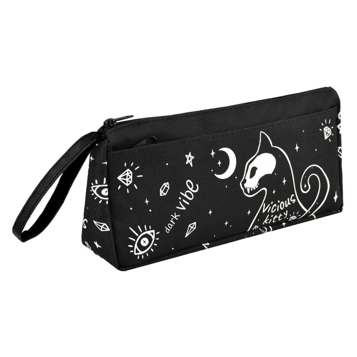 Пенал мягкий, 1 отделение, 90 х 200 х 50 мм, объёмный, Феникс Пенал мягкий, 1 отделение, 90 х 200 х 50 мм, объёмный, Феникс "Астрокот" чёрный 65714