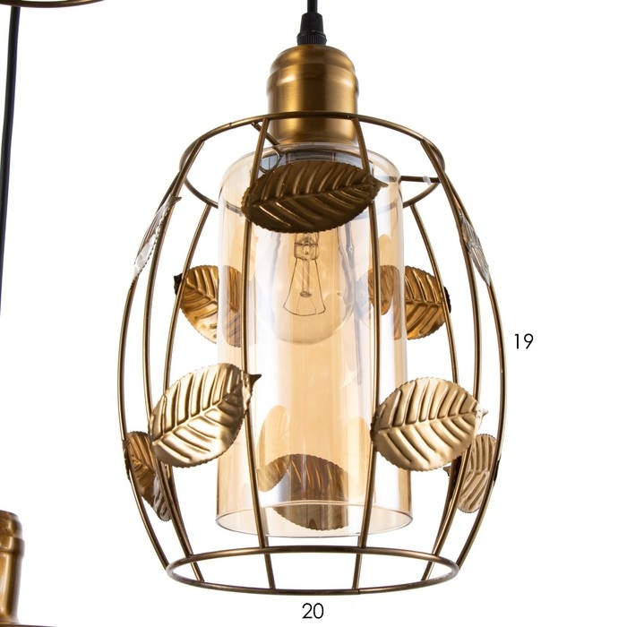 Светильник BayerLux Светильник BayerLux "Лаура" 3хE27 40Вт золото 32х32х100 см