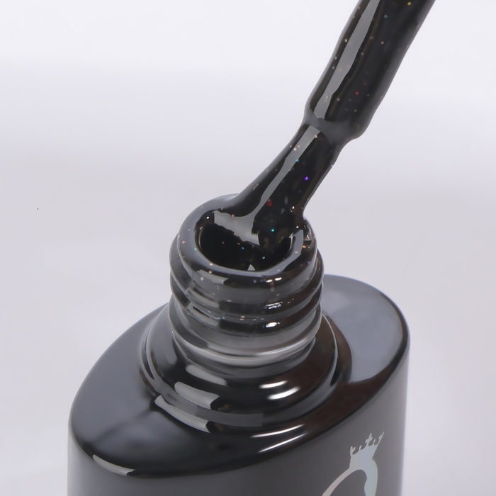 Гель лак для ногтей &laquo;SHINE COLOR&raquo;, 3-х фазный, 8 мл, LED/UV, цвет чёрный