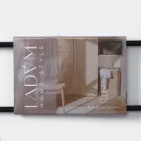 Вешалка для ремней и шарфов LaDom Laconique, 11.5&times;23.5&times;1.1 см, многоуровневая, чёрная