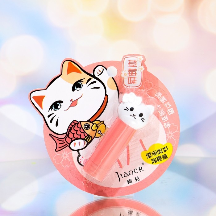 Губная помада гигиеническая «Котенок», с персиком Губная помада гигиеническая «Котенок», с персиком