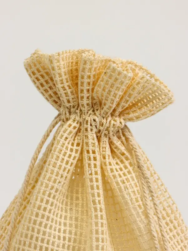 Хлопковый мешочек для украшений, подарков и трав, текстиль &laquo;Эко&raquo;, 24.5&times;15 см, набор 5 шт.