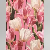 Пакет подарочный ламинированный &laquo;Тюльпаны&raquo;, 22.3&times;9&times;35 см