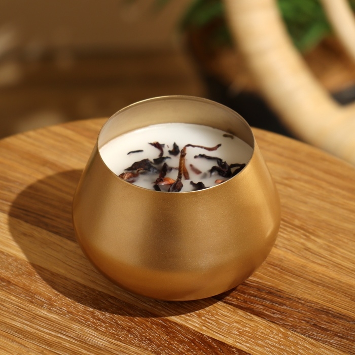 Ароматическая свеча в баночке 300 гр, hibiscus Ароматическая свеча в баночке 300 гр, hibiscus