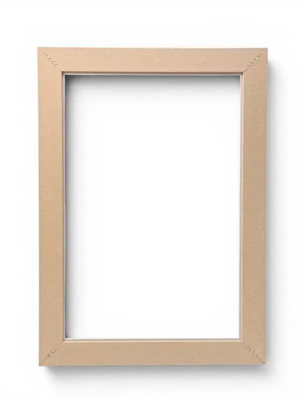 Рама для картин и зеркал Elegance de Lumi, 40&times;60 см, пластик, белая с золотом