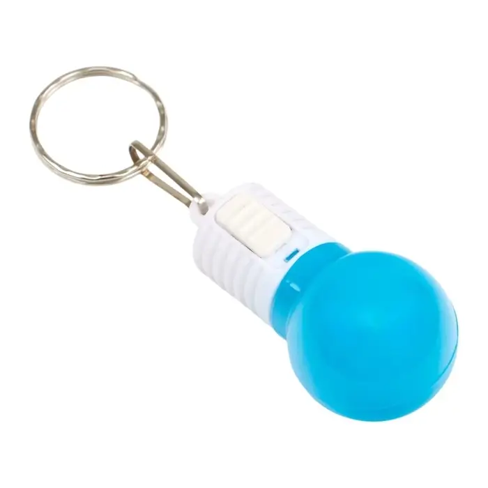 Фонарик брелок для ключей на кольце «Лампочка», 1 режим, 2×AG13, 4.5×2.5 см, МИКС Фонарик брелок для ключей на кольце «Лампочка», 1 режим, 2×AG13, 4.5×2.5 см, МИКС