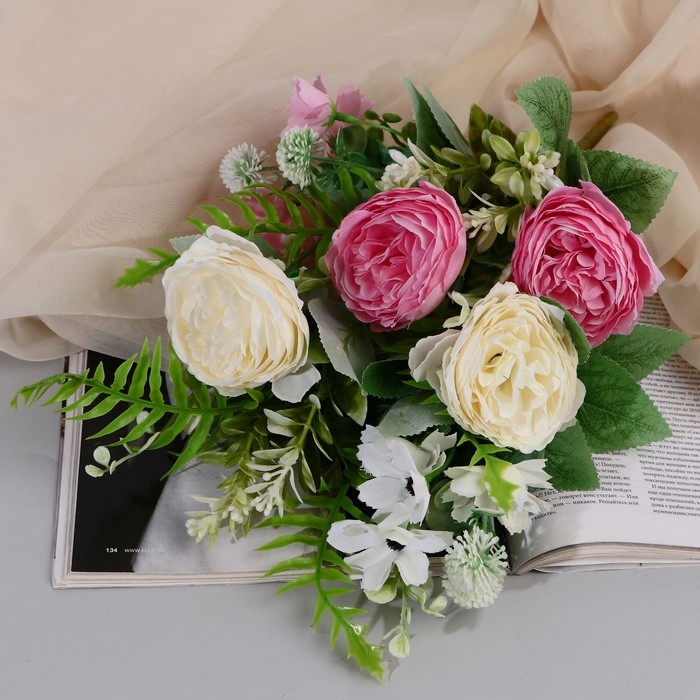 Букет Букет "Пион Амори" 30 см, микс