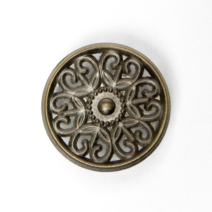 Ручка кнопка ТУНДРА РК026АВ, цвет бронза, 8 шт TMP Ручка кнопка ТУНДРА РК026АВ, цвет бронза, 8 шт TMP