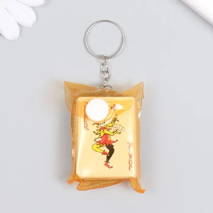 Карты 54 шт в упаковке на кольце, МИКС 1,7х3х4,5 см