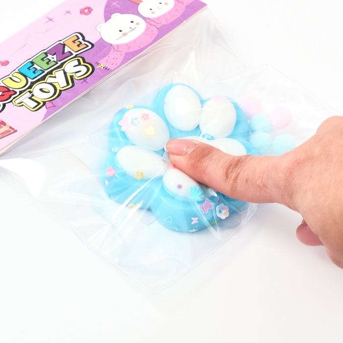 Сквиш антистресс - игрушка «Кошачья лапка», МИКС Сквиш антистресс - игрушка «Кошачья лапка», МИКС