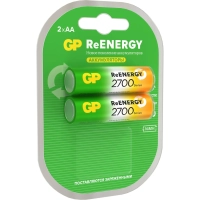 Аккумулятор GP 2600mAh AA 270AAHC-2DECRC2/ 270AAHCRGY-2CRCB2 бл/2шт