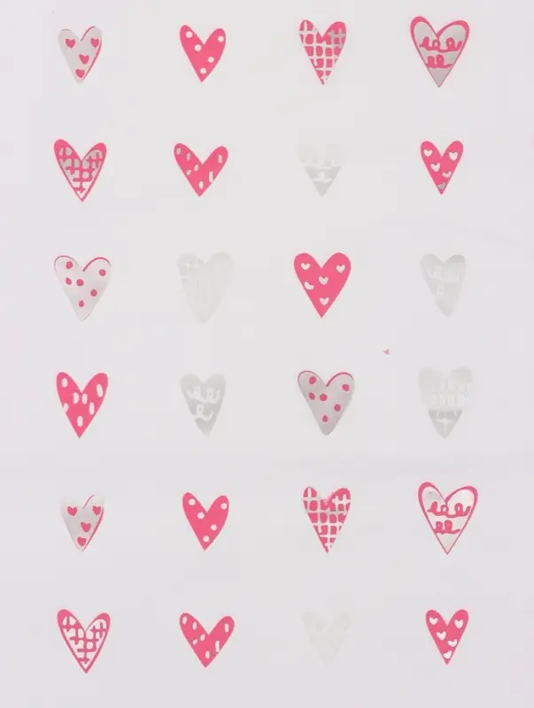 Пакет с петлевой ручкой "Сердечки" 50 х 40 х 10 см  80 мкм