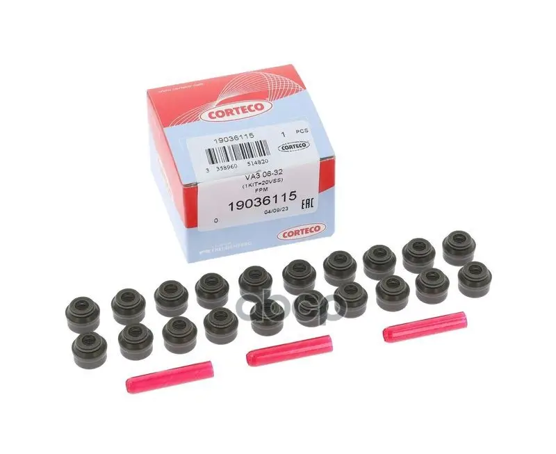 Колпачки М.С. Ford/Volvo Focus/Kuga/Mondeo/S-Max/C30/C70/S60/S80/Xc70/Xc90 97- 2.0/2.3/2.4/2.5 (Компл.) Corteco арт. 19036115