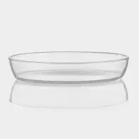 Форма для запекания Paşabah&ccedil;e Borcam, 3 л, 35&times;24.5 см, овальная, жаропрочное стекло, прозрачная