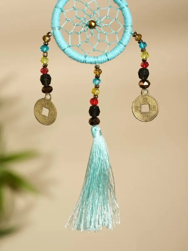 Брелок &laquo;Ловец снов&raquo;, 4&times;15 см, мятный