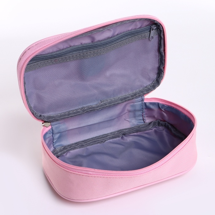 Косметичка на молнии, цвет розовый Косметичка на молнии, цвет розовый