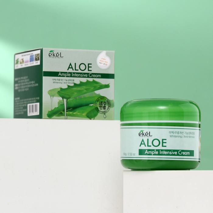 Крем для лица EKEL Ample Intensive Cream с алоэ, 100 г Крем для лица EKEL Ample Intensive Cream с алоэ, 100 г
