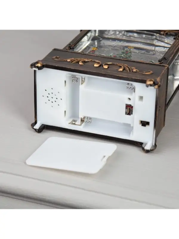 Светодиодная фигура &laquo;Новогодняя деревня&raquo; 14.5&times;22&times;8 см, пластик, от батареек ААх3, USB, свечение тёплое белое