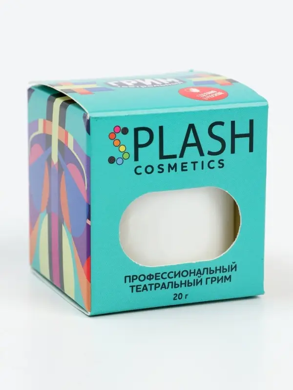 Профессиональный театральный грим, белый, 20 г
