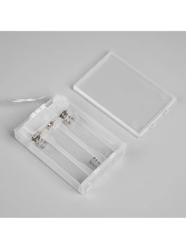 Светодиодная фигура из мишуры &laquo;Волшебная Ёлка&raquo; 120&times;40 см, 200 LED, от батареек ААх3, свечение тёплое белое